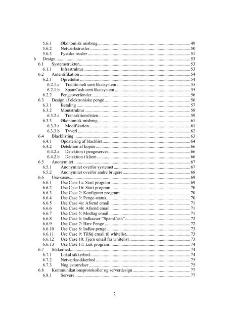 Master of Science thesis Fighting Spam