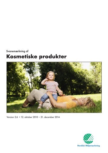 Kosmetiske produkter - Svanen.se