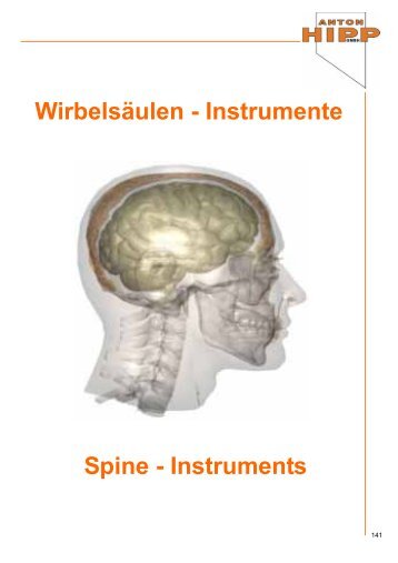 Wirbelsäulen - Instrumente Spine - Instruments - Anton Hipp