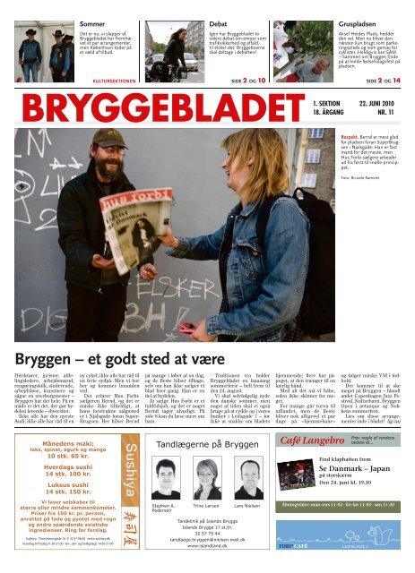 Bryggen – et godt sted at være - Bryggebladet