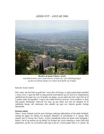 Januar 2006 - Assisi Mission