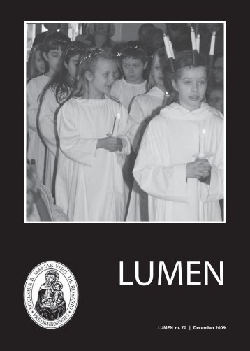 1 LUMEN nr. 70 | December 2009 - Sankt Mariæ Kirke