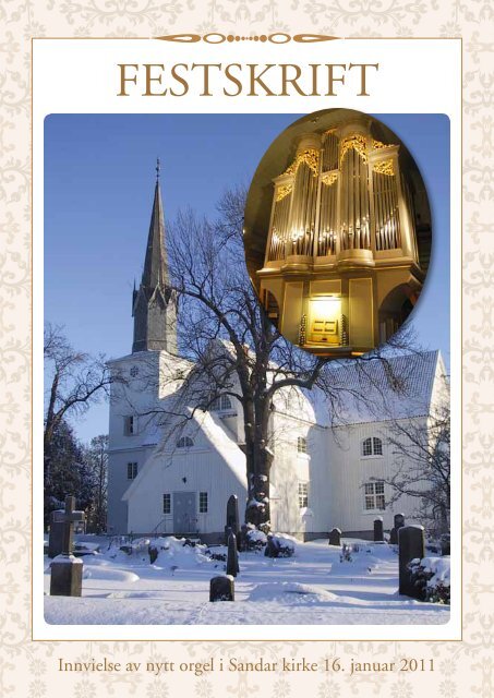Sandarkirke orgelfestskrift - Sandefjord kirkelige fellesråd