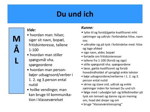 Periodemål 7.- 9. klasse