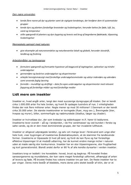 Undervisningsvejledning - Naturstyrelsen