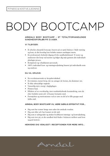 BODY BOOTCAMP - Arndal Spa & Fitness