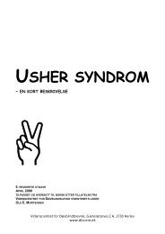 Usher syndrom - en kort beskrivelse (dansk utgave). - Statped