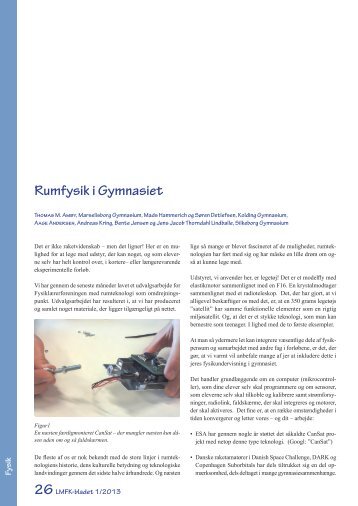 Rumfysik i Gymnasiet - LMFK