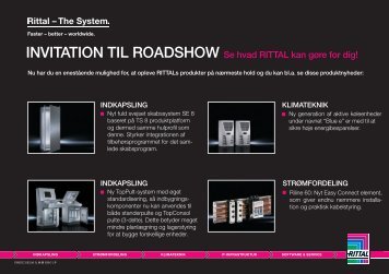 INvITATIoN TIL RoAdshow - F.wood-supply.dk