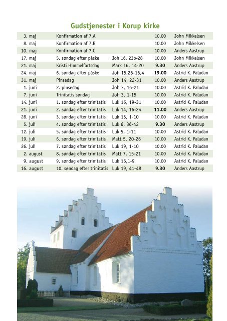 Korup Sognenyt nr. 2. 2009 - Korup Kirke