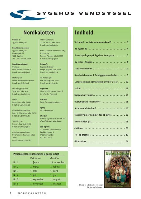 NordKalotten nr. 3-05 - Sygehus Vendsyssel - Region Nordjylland