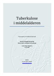 Tuberkulose i middelalderen - adbou.dk