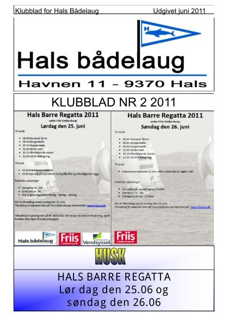 KLUBBLAD NR 2 2011 - Hals bådelaug