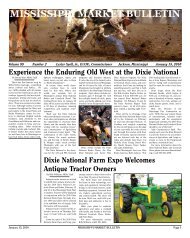 mississippi market bulletin - Mississippi Department of Agriculture ...