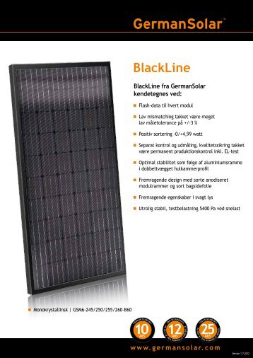 BlackLine - German Solar