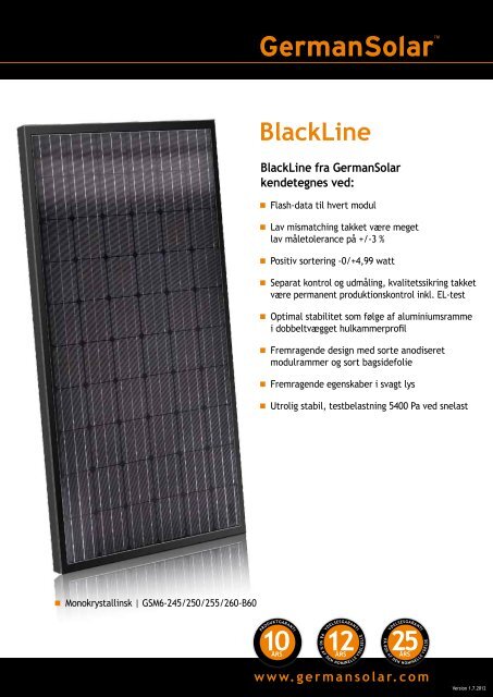 BlackLine - German Solar