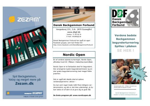 SE HER ! - Dansk Backgammon Forbund