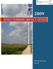 WIND TURBINE IMPACT STUDY - BAPE