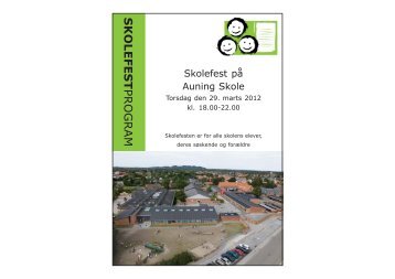 skolefest - Auning Skole