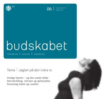 Læs hele Budskabet 6/2012 i pdf-format her. - Luthersk Mission