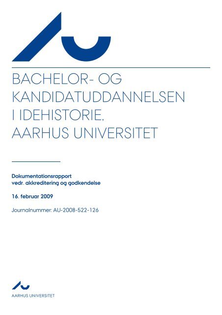 bachelor- og kandidatuddannelsen i idehistorie ... - ACE Denmark