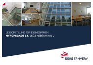 LejeopstiLLing for ejendommen Nyropsgade 14 ... - DEAS Erhverv