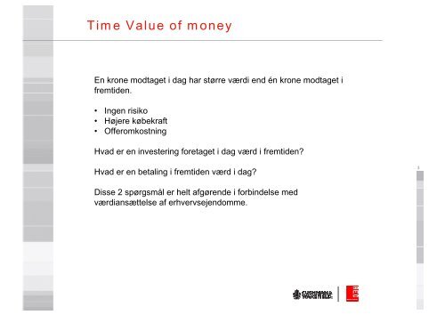 Beregning af afkast, cash flow modeller mv. v/Nicholas Thurø, RED ...