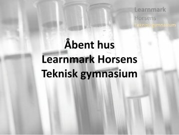 PowerPoint-præsentation - Learnmark Horsens