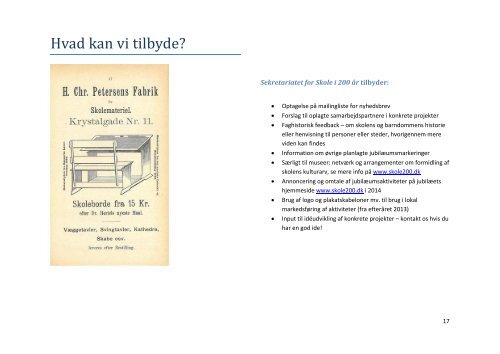 Skole i 200 år– en fest for skolens fortid, nutid og fremtid - DPB