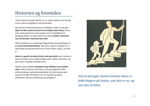 Skole i 200 år– en fest for skolens fortid, nutid og fremtid - DPB