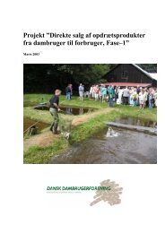 Direkte salg af opdrætsprodukter fra dambruger ... - Dansk Akvakultur