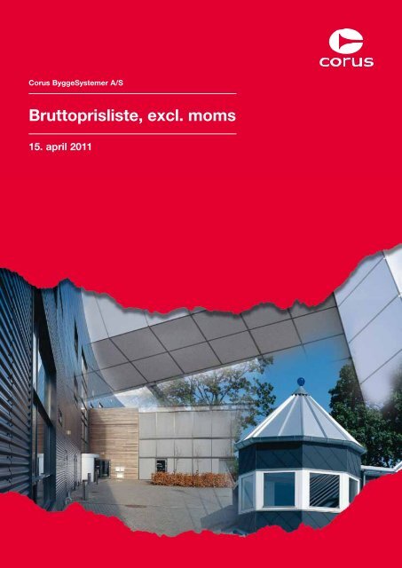 Bruttoprisliste, excl. moms - Velkommen til Tata Steel