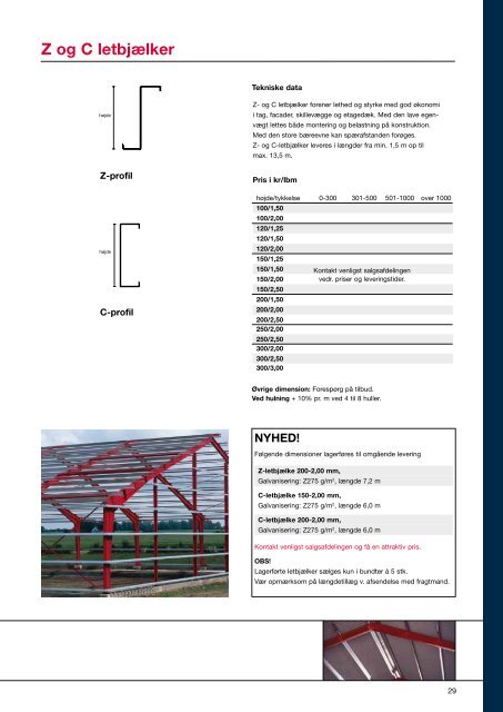 Bruttoprisliste, excl. moms - Velkommen til Tata Steel