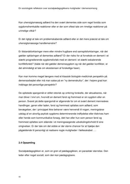 En sociologisk refleksion over ... - Servicestyrelsen