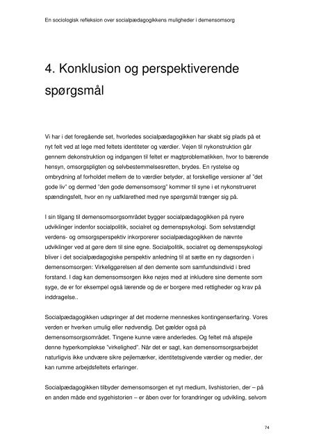 En sociologisk refleksion over ... - Servicestyrelsen