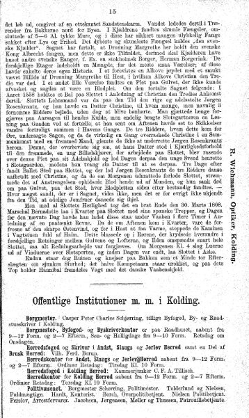 Offentlige Institutioner m.m. i Kolding 1887 - Kolding Kommune