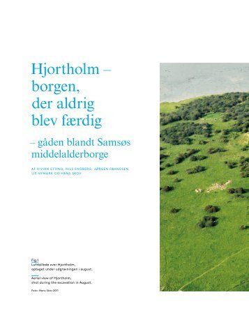 Hjortholm – borgen, der aldrig blev færdig - Nationalmuseet