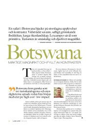 Ljuva Livet Botswana - Trackers