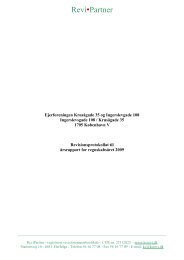Revisionsprotokollat - Ejerforeningen EF1386