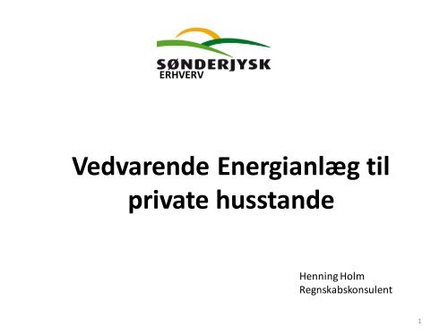 Solcelleskatteberegning v. Henning Holm SLF