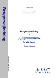 User Guide - AMC Consult
