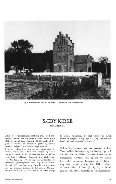 SÆBY KIRKE - Danmarks Kirker - Nationalmuseet