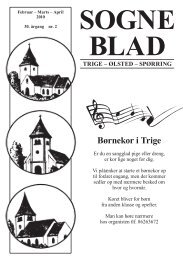 SOGNE BLAD - Trige-Ølsted fællesråd