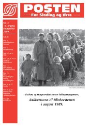 Rakkerturen til Blicherstenen i august 1989. - Sinding Ørre