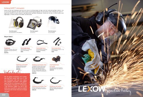 Øye- og ansiktsvern - Lexow katalog 2012-2013 - Lexow AS