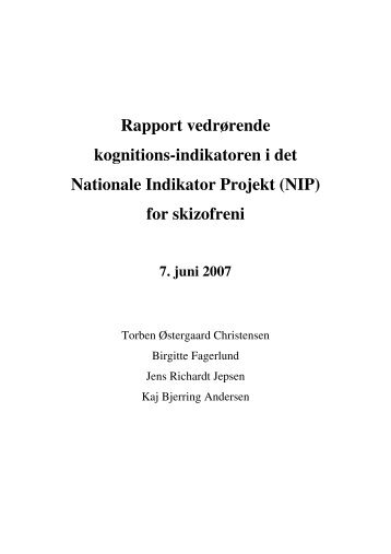 Klik her for at se rapporten vedrørende kognitions-indikatoren for ...