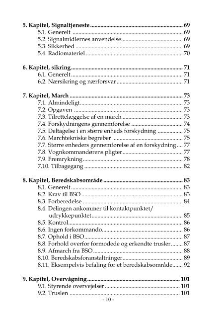 Håndbog Taktik for delingen - Hjemmeværnet