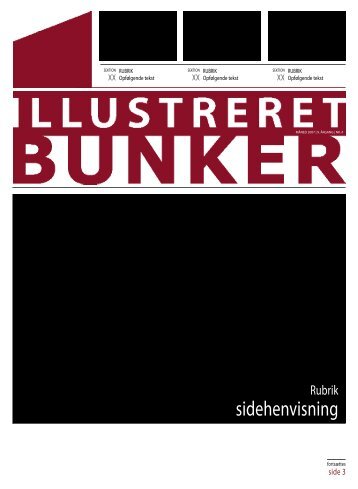 sidehenvisning - Illustreret Bunker