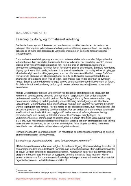 Baggrundsrapport - Effektiv talentudvikling.pdf - Om projekt ...