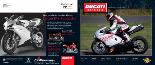 Ducati 848 Superbike - Ducati Klub Danmark